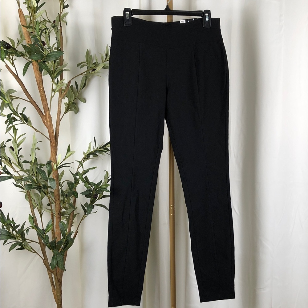 Simply Vera Vera Wang Black Lightweight Skinny Pants Trousers Sz M (B2)